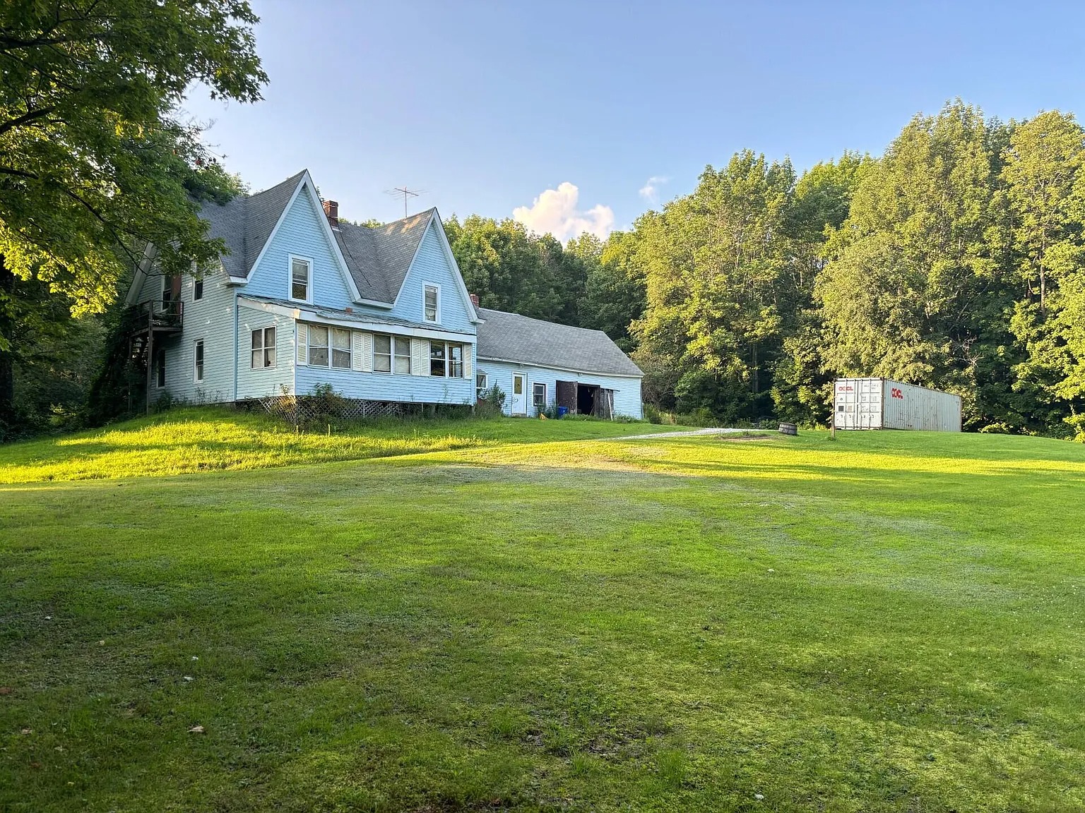 Farmhouse with 11.9 Acres in Jay, Maine