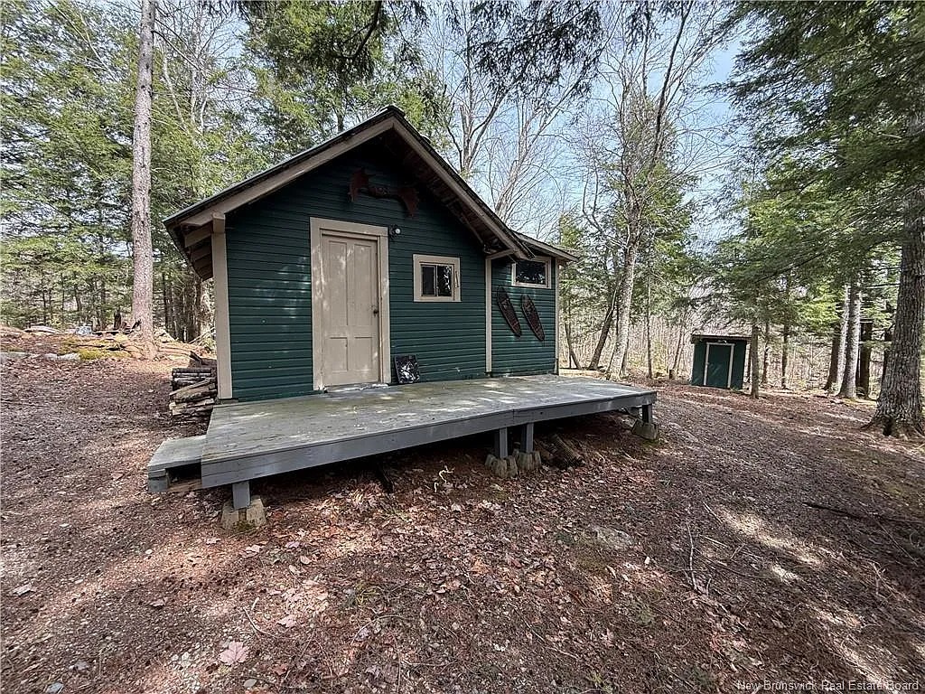 1-Bedroom Off-Grid Camp on 71 Acres in Canterbury, New Brunswick