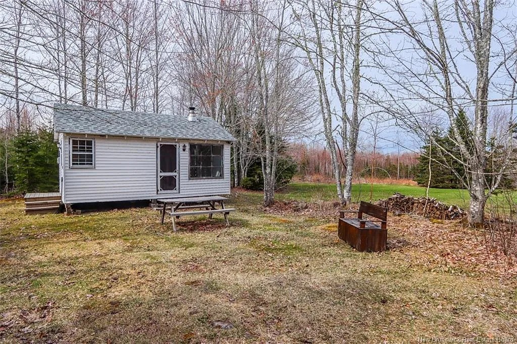 Off-Grid 1-Bedroom Camp on 90 Acres in Saint Mary, New Brunswick