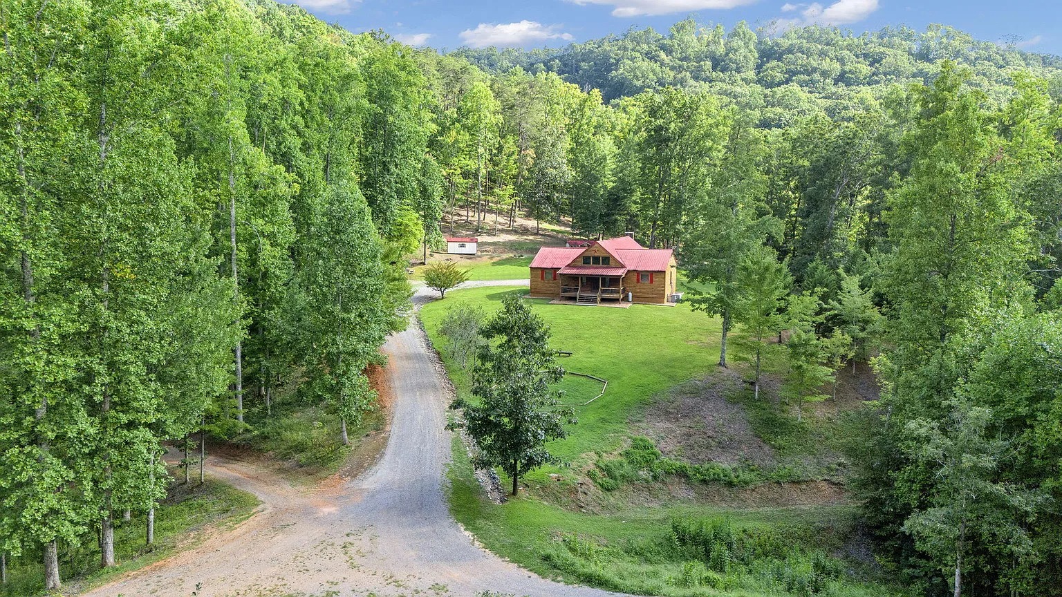 Log Cabin on 38.9 Acres in Reliance, Tennessee