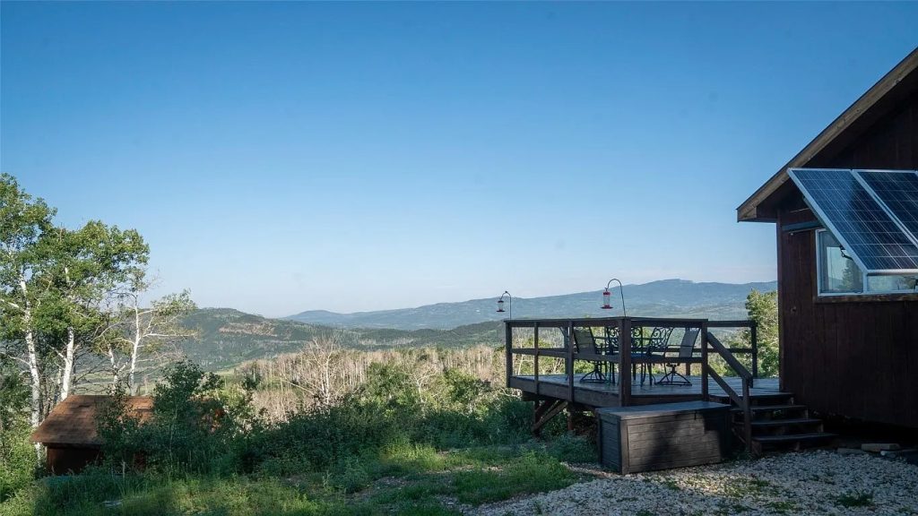 View of 71-Acre Mountain Retreat in Hayden, Colorado - Off-Grid Cabin, Wildlife, and Scenic Views ...