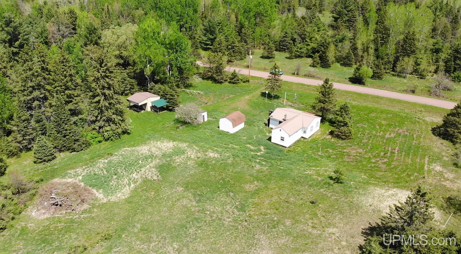 Rural Home with 53 Acres in Bruce Crossing, Michigan