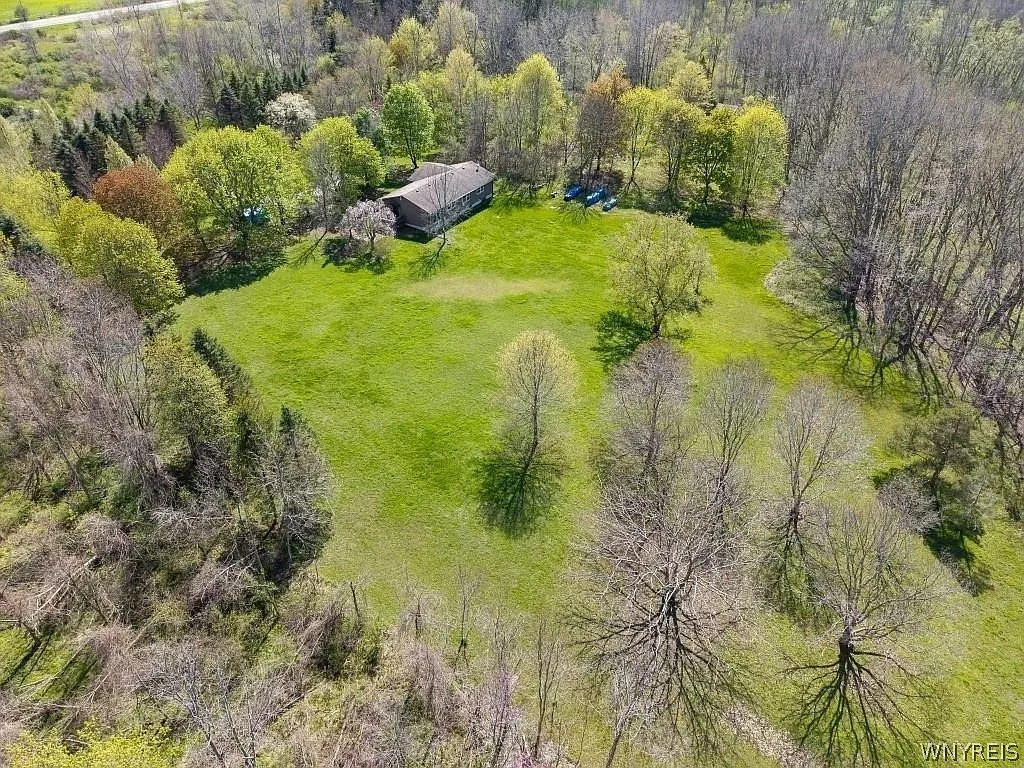 Ranch Home with 32 Acres in Bergen, New York