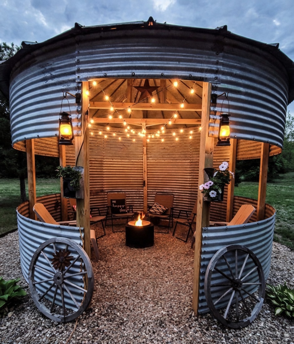 Beautiful Grain Silo Transformation: Turn an Old Silo Into a Stunning Outdoor Lounge