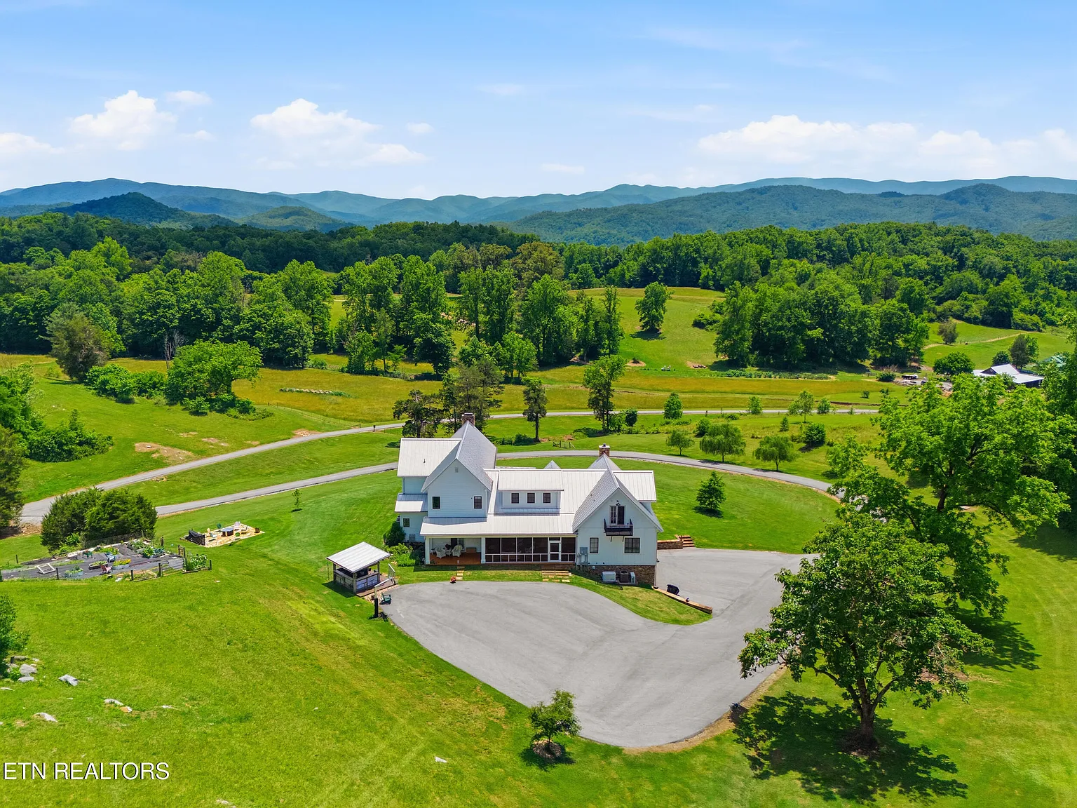 Country Home with 118 Acres in Townsend, Tennessee